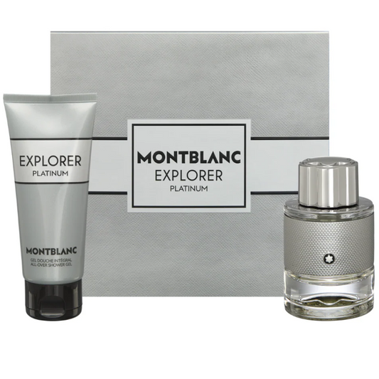 Montblanc Explorer Platinum Eau De Parfum Gift Set 60ml