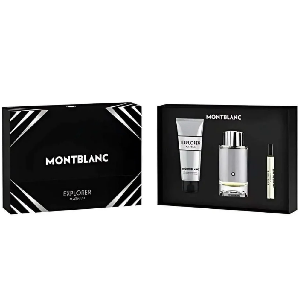 Montblanc Explorer Platinum Eau De Parfum Gift Set 100ml