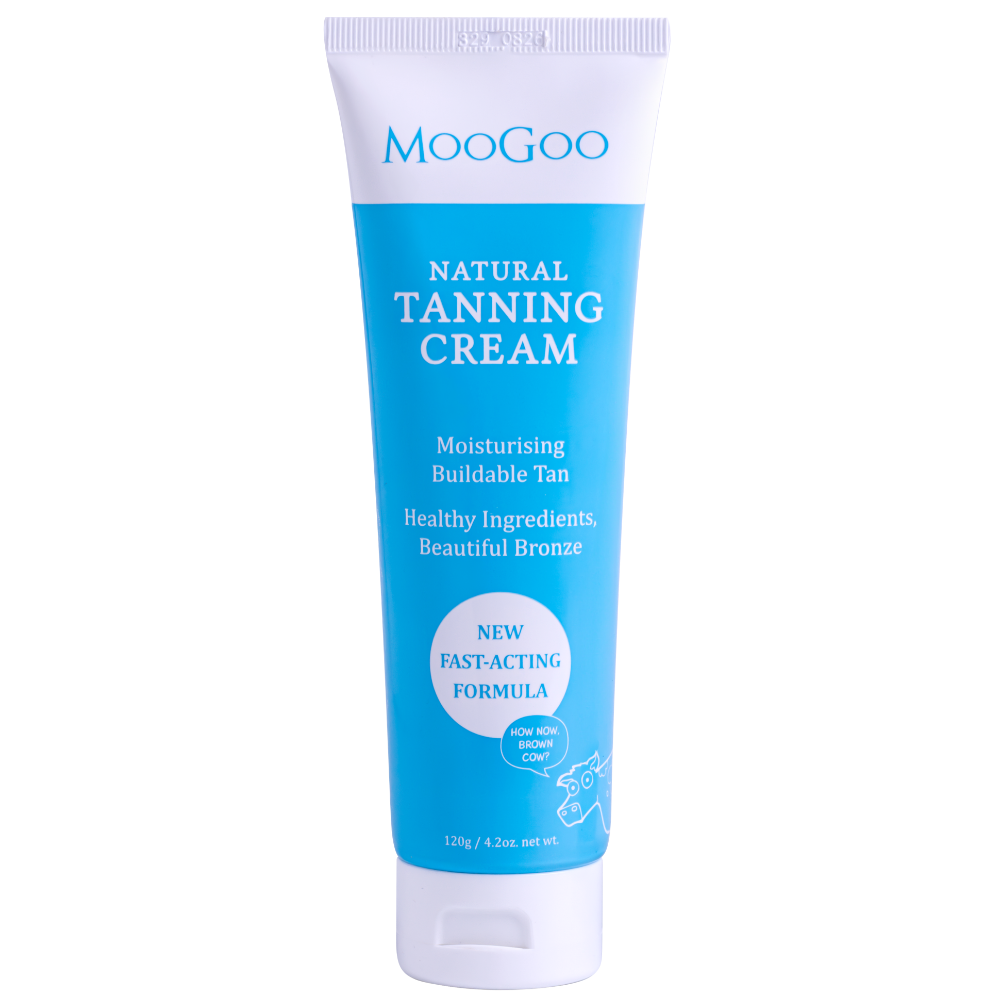 MooGoo Natural How Now Brown Cow Gradual Tanning Moisturiser Cream 120g