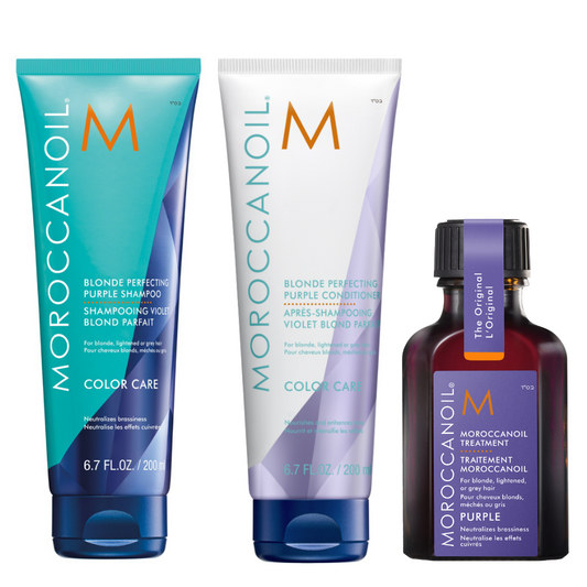 Moroccanoil Blonde Perfecting Trio
