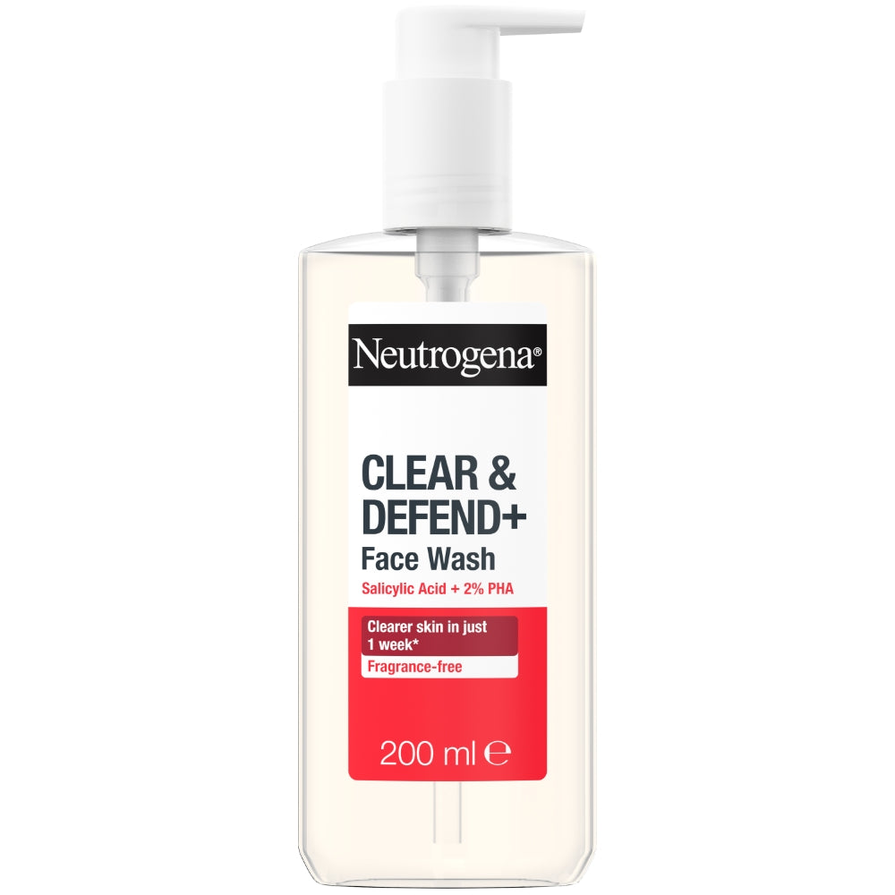 Neutrogena Clear & Defend Facial Wash 200ml 2