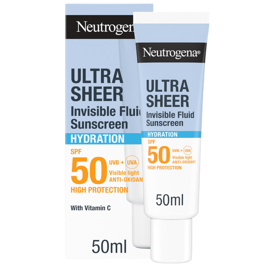 Neutrogena Ultra Sheer Invisible Hydration Fluid Sunscreen SPF50 50ml