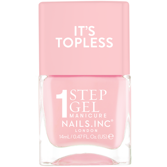 Nails Inc. It's Topless 1-Step Gel Sabrina Nail Polish 14ml