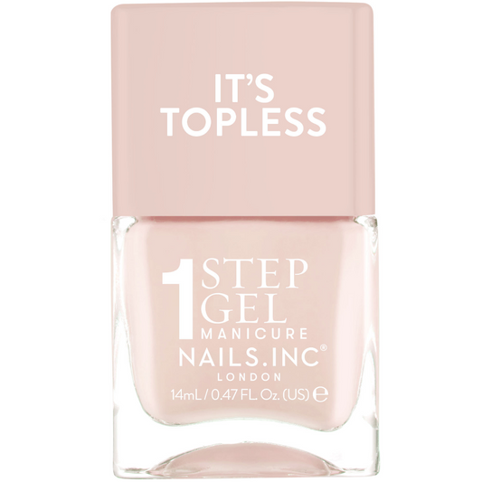Nails Inc. It's Topless 1-Step Gel Renee Nail Polish 14ml