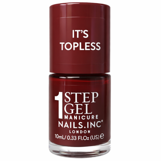 Nails Inc. It's Topless 1-Step Gel Billie Nail Polish 10ml