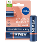 Nivea Caring Beauty 3-In-1 Lip & Cheek Balm SPF30 4.8g