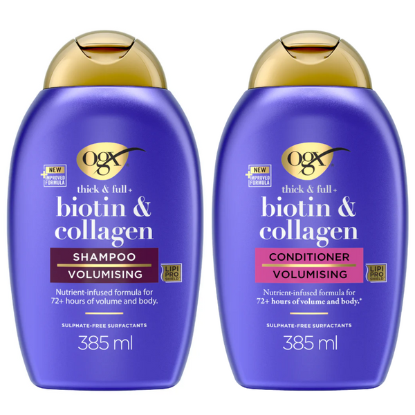 OGX Thick & Full+ Biotin & Collagen Volume Shampoo & Conditioner