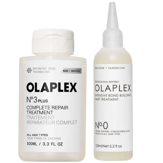 Olaplex No 0 Intensive Bond Building Hair Treatment 155ml & No 3 Plus Hair Treatment 100ml Twin