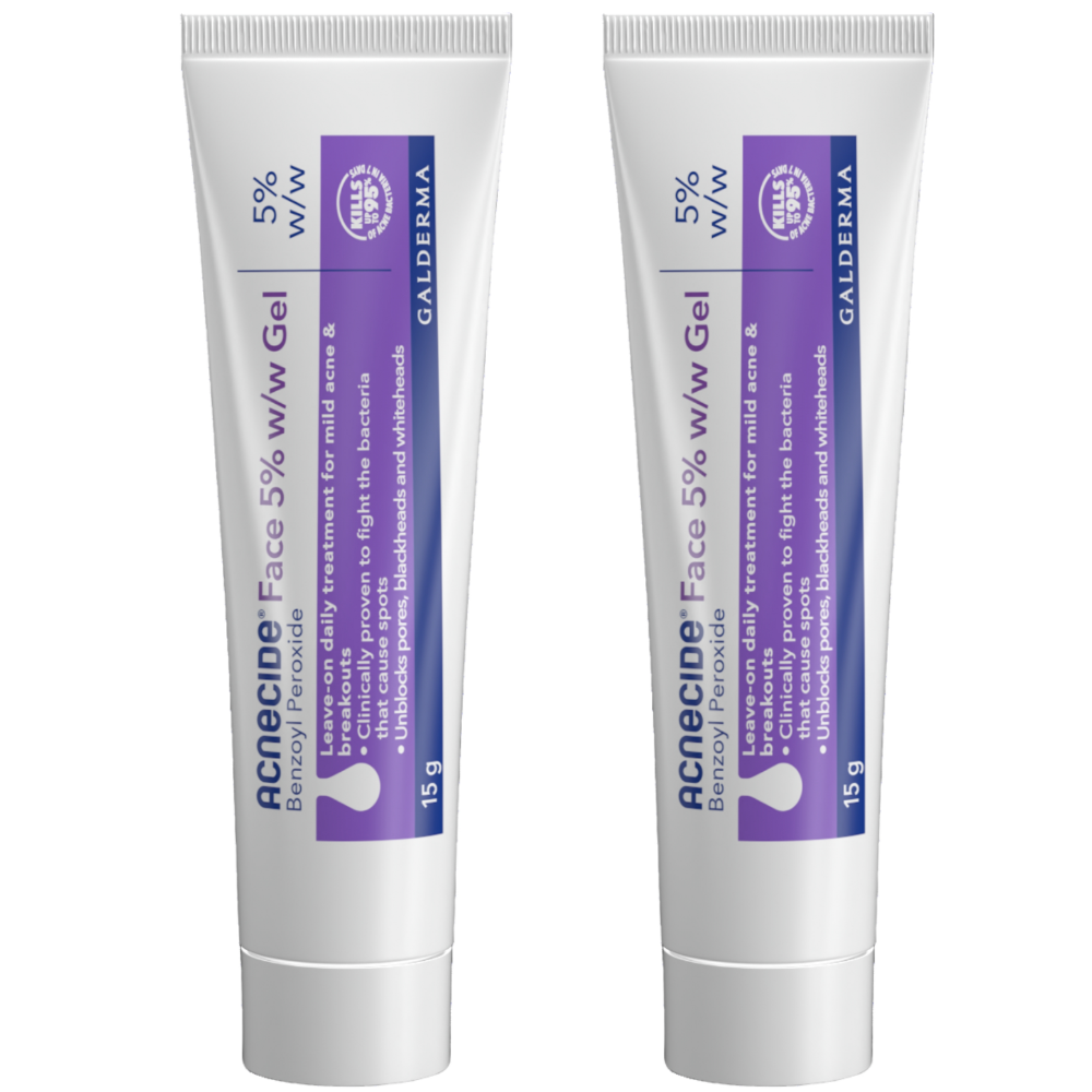Acnecide + Purifide Purifide Leave-on Spot Treatment with Benzoyl Peroxide Twin Pack 2 x 15g
