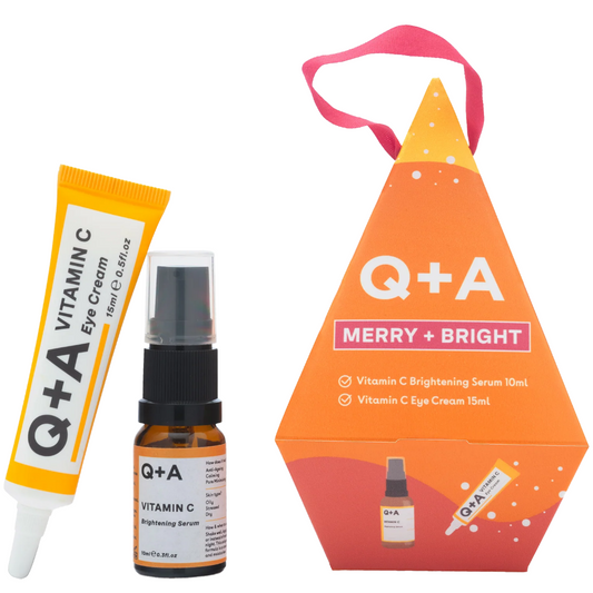 Q+A Merry + Bright Gift Set Bauble