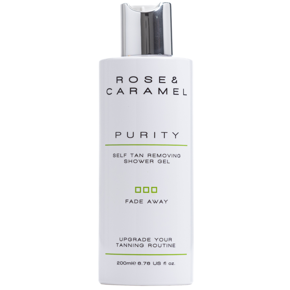 Rose & Caramel Purity Self Tan Removing Shower Gel 200ml