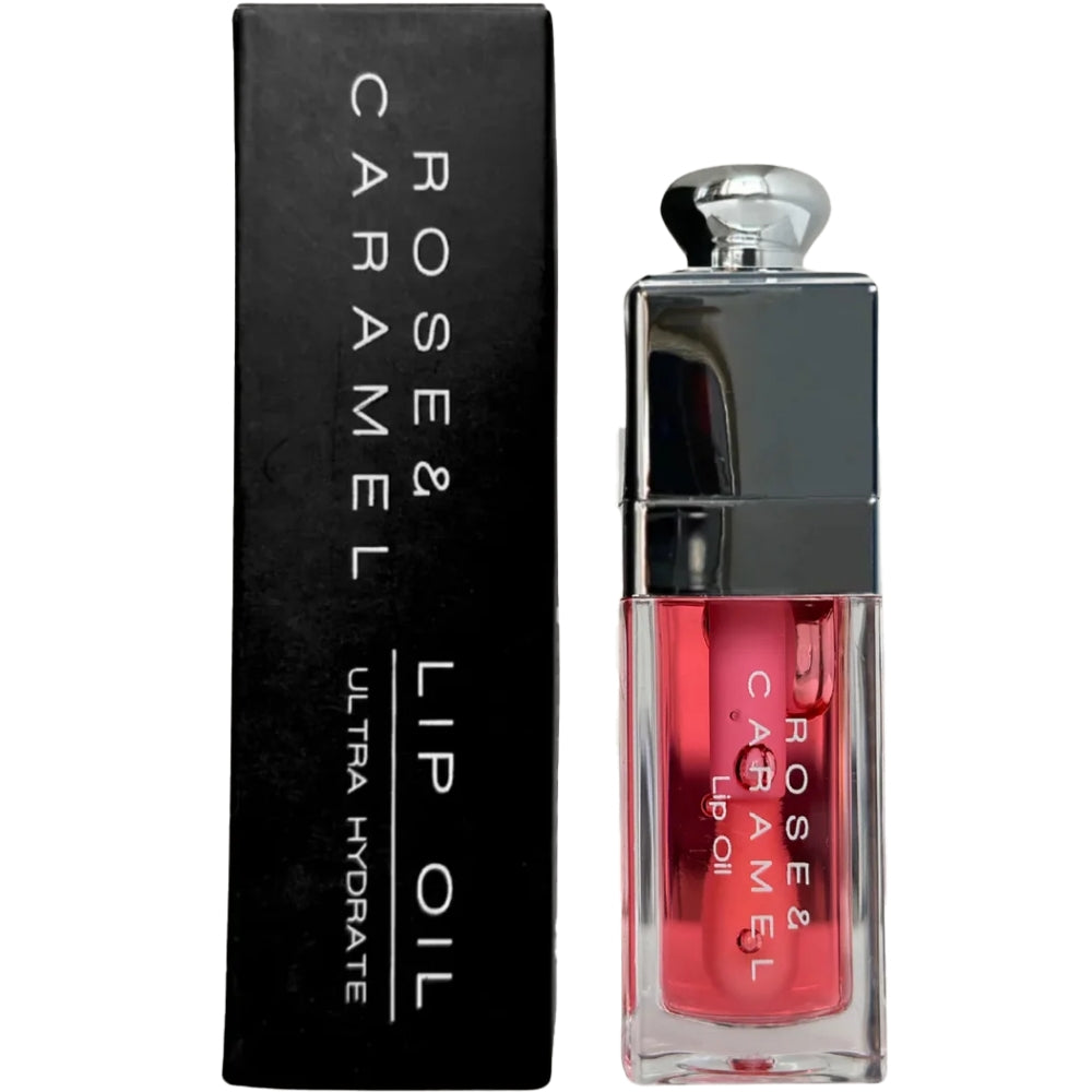 Rose & Caramel Ultra Hydrate Lip Oil 10ml - Strawberry