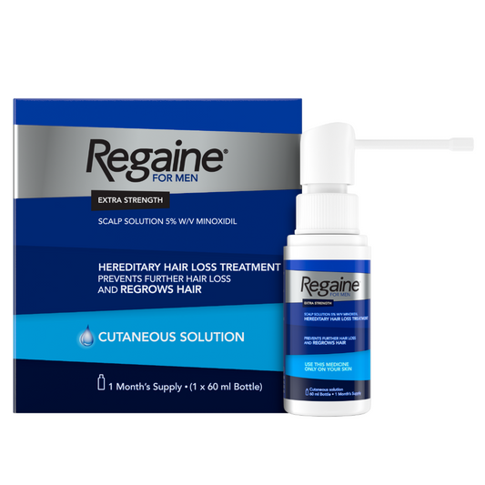 Regaine For Men 5% Extra Strength Regrowth Scalp Solution 1 Month Supply
