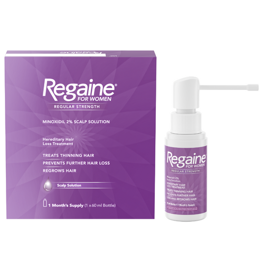 Regaine For Women 2% Regular Strength Scalp Solution 1 Month