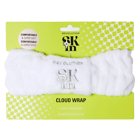 Revolution Skincare Cloud Wrap Fluffy Headband White
