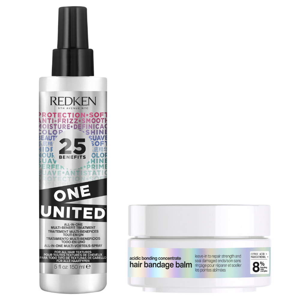 Redken One United Multi-Benefit Treatment 150ml & Acidic Bonding Conce ...