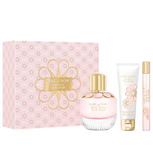 Elie Saab Girl Of Now Rose Petal Eau De Parfum Gift Set 50ml