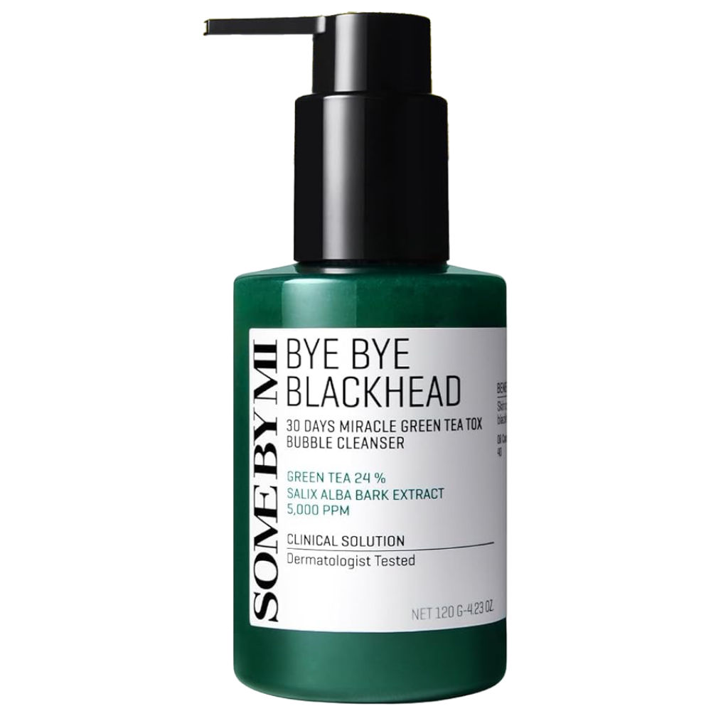Some By Mi 30 Days Bye Bye Blackhead Miracle Green Tea-Tox Bubble Cleanser 120g