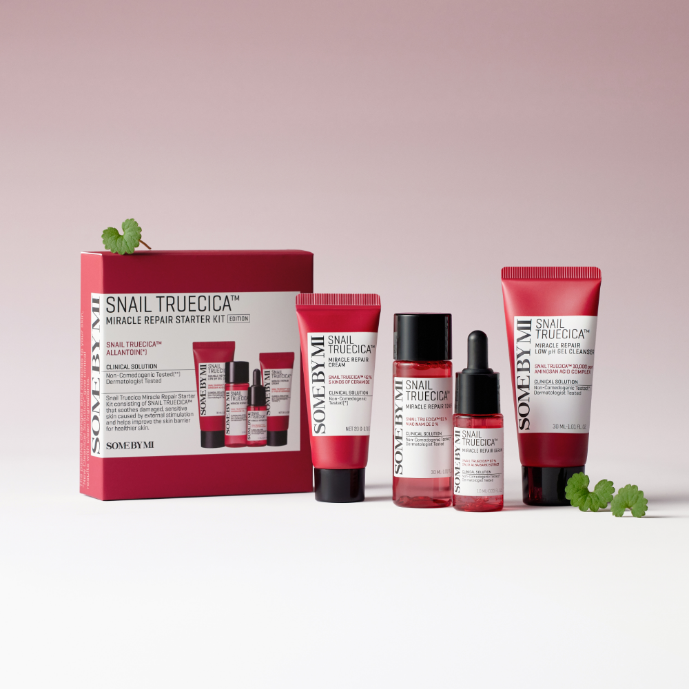 Some By Mi 4 Piece Snail Truecica Miracle Repair Starter Kit