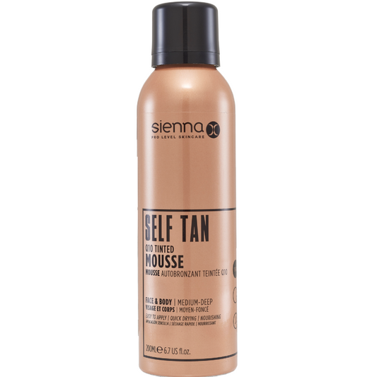 Sienna X Q10 Tinted Self Tan Mousse 200ml