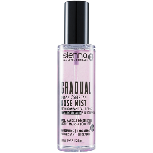 Sienna X Gradual Organic Self Tan Rose Mist 100ml