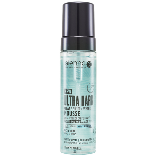 Sienna X Ultra Dark Self Tan Clear Water Mousse 190ml