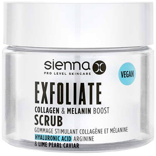 Sienna X Exfoliate Collagen & Melanin Boost Body Scrub 180ml
