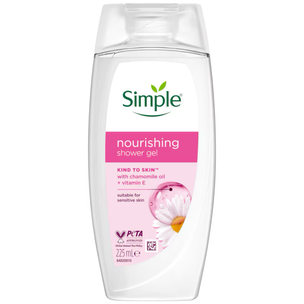 Simple Kind To Skin Nourishing Shower Gel 450ml