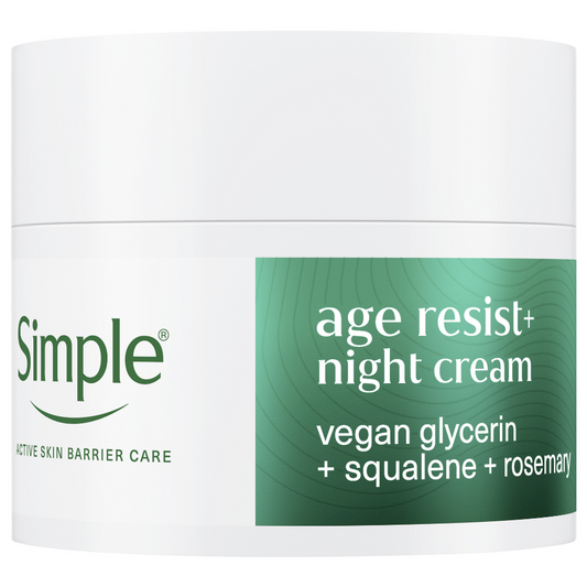 Simple Age Resist+ Night Cream Facial Moisturiser 50ml