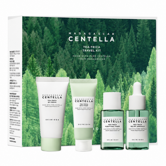 Skin1004 Madagascar Centella Tea-Trica 4 Piece Travel Kit