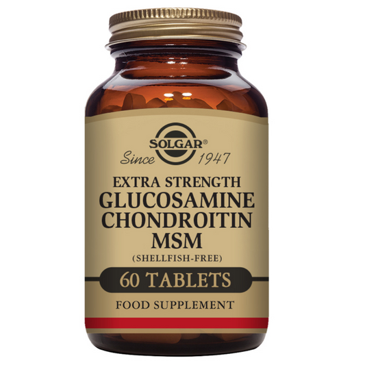 Solgar Extra Strength Glucosamine Chondroitin MSM 60 Tablets