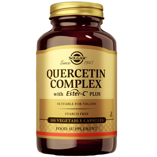 Solgar Quercetin Complex With Ester-C Plus 100 Vegetable Capsules
