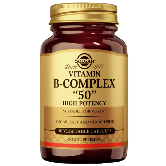 Solgar Formula Vitamin B-Complex '50' High Potency 50 Vegetable Cap