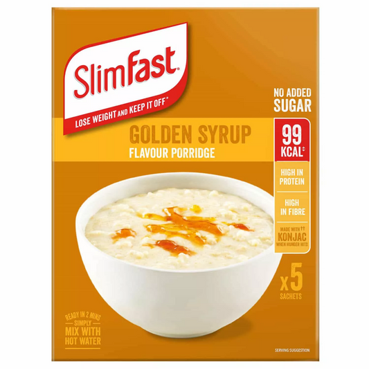 SlimFast Golden Syrup Flavour Porridge Multipack 5 x 29g