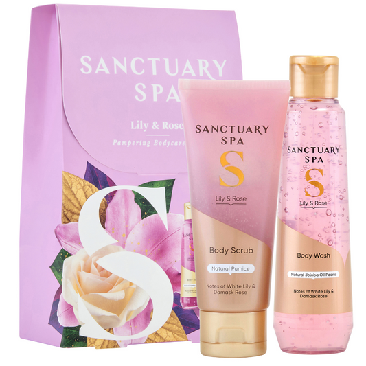 Sanctuary Spa Lily & Rose Pampering Bodycare Duo Gift Set