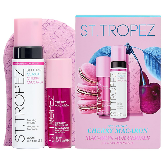 St. Tropez Cherry Macaron Self Tan Kit