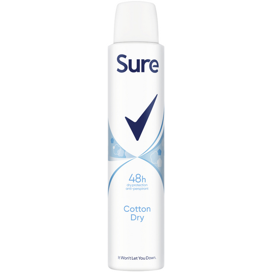 Sure Cotton Dry 48h Anti-Perspirant Deodorant Spray 200ml