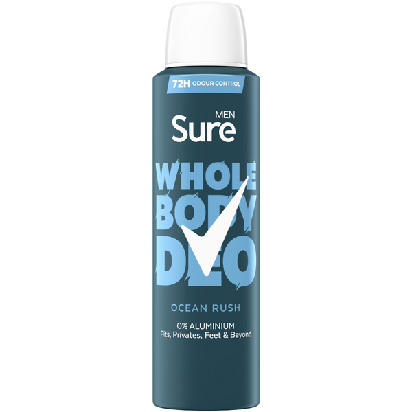 Sure Men Whole Body Deo 72h Ocean Rush Deodorant Body Spray