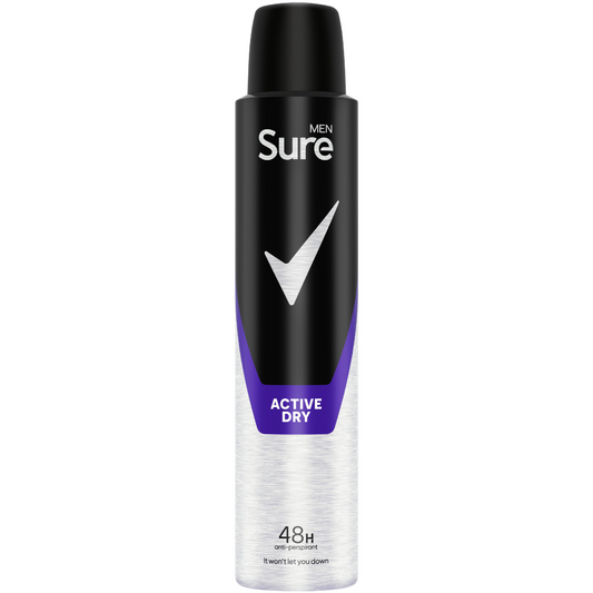 Sure Men 48h Active Dry Anti-Perspirant Deodorant Spray 200ml