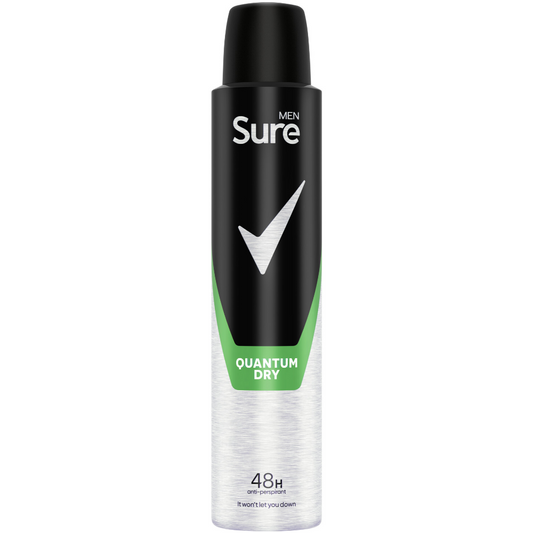 Sure Men 48h Quantum Dry Anti-Perspirant Deodorant Spray 200ml