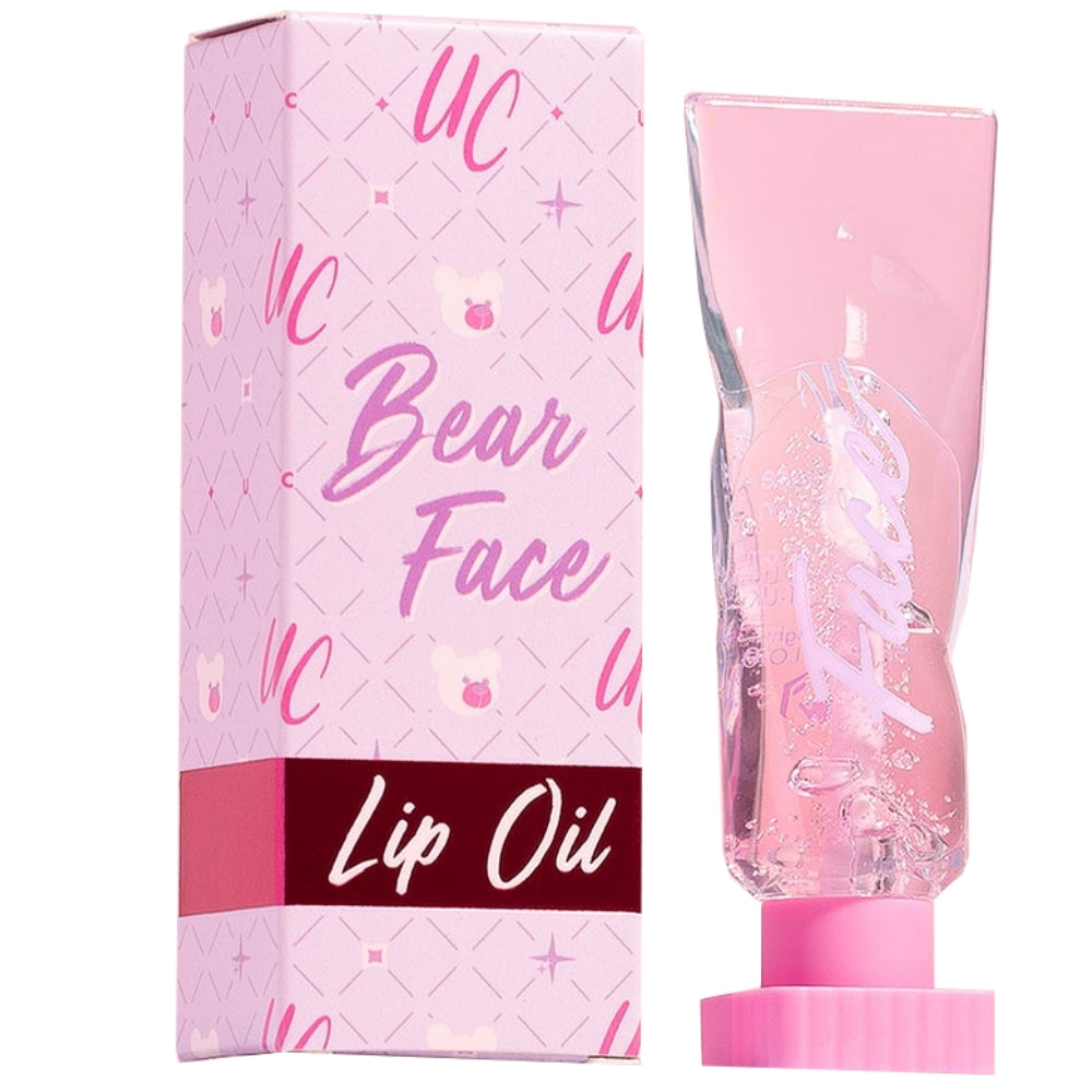 Unicorn Cosmetics Hydrating Bear Face Lip Oil 7ml - Straw-bear-y