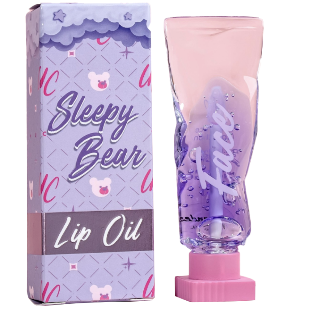 Unicorn Cosmetics Hydrating Bear Face Lip Oil 7ml - Sleepy Bear