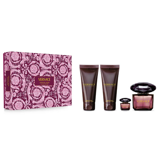Versace Crystal Noir Eau De Parfum Gift Set 90ml