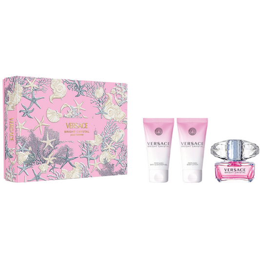 Versace Bright Crystal Eau De Toilette Gift Set 50ml