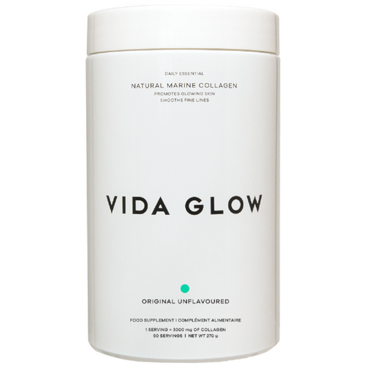 Vida Glow Natural Marine Collagen Supplement Original Tub 270g