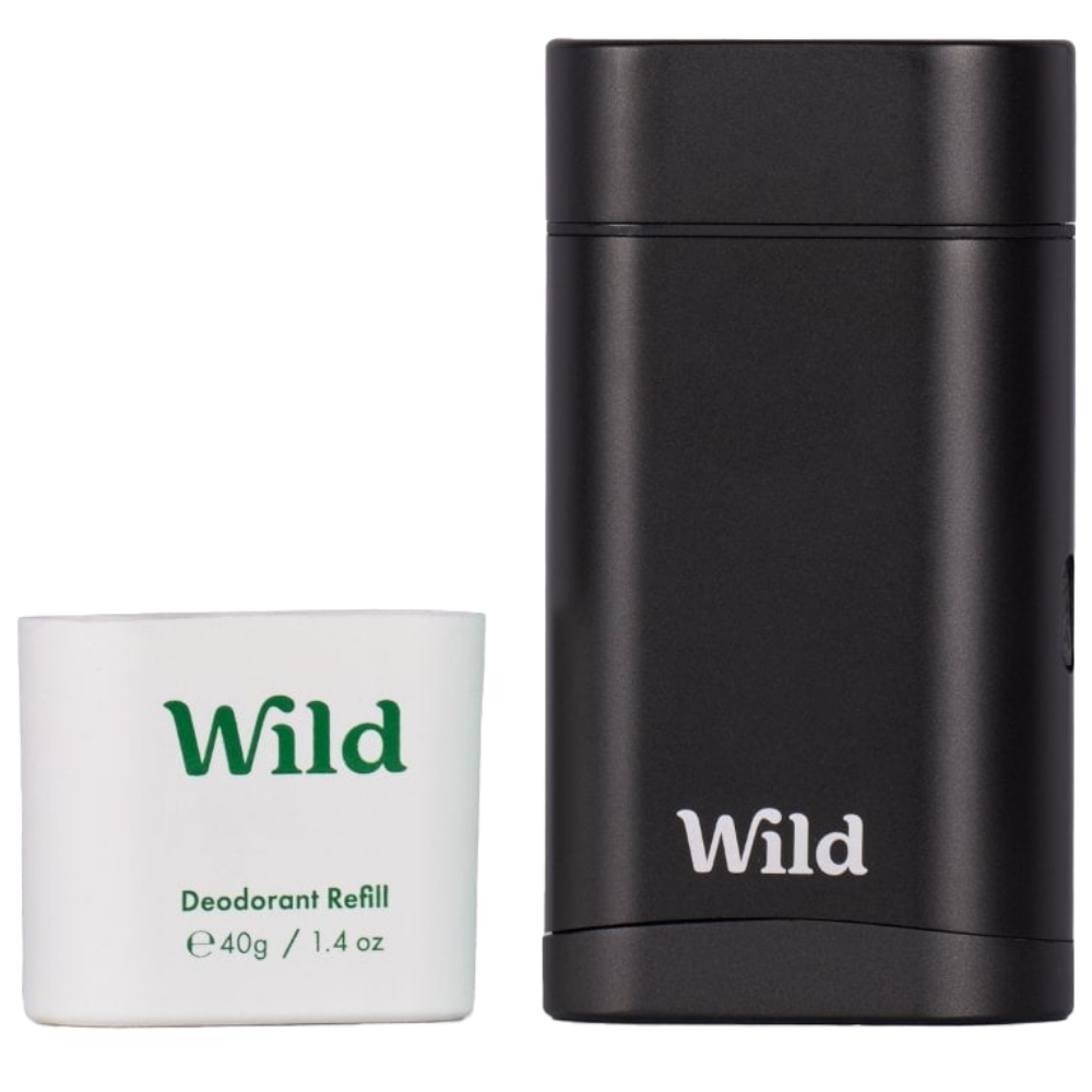 Wild Men's Cotton & Sea Salt Deodorant Starter Pack