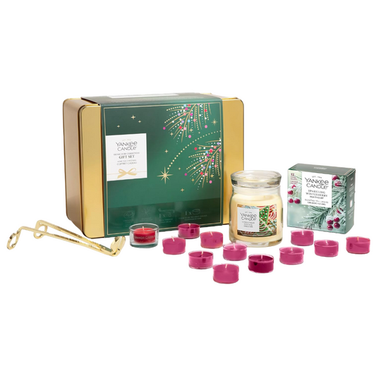 Yankee Candle Home For Christmas Festive Tin Wow Gift Set