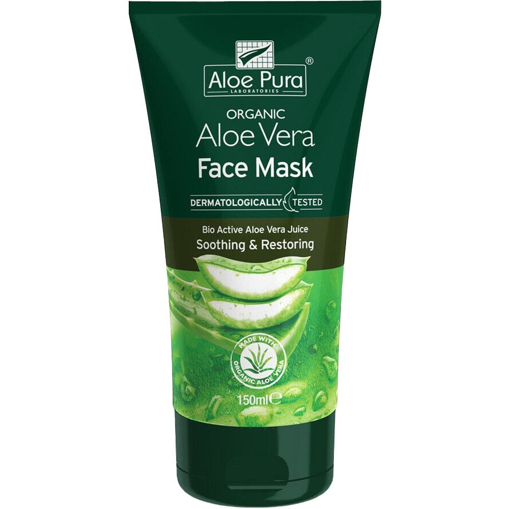 Pure Face Mask Aloe Pura Aloe Vera Pure Face Mask 150ml – Justmylook