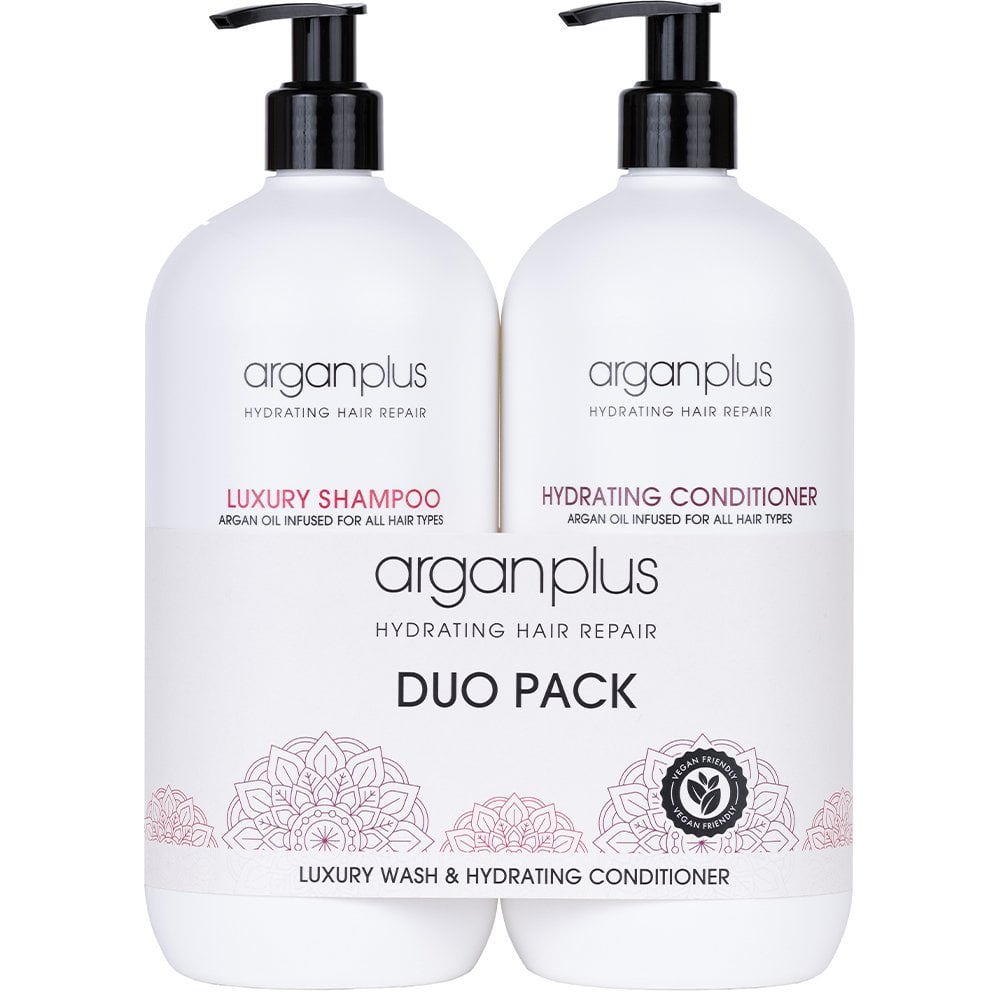 Argan Plus Hydrating Hair Repair Argan Oil Infused Shampoo & Conditioner Twin 2 x 750ml