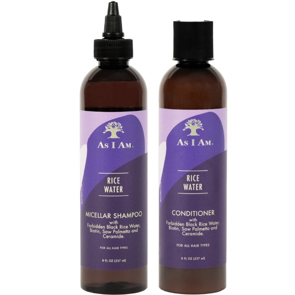 As I Am Rice Water Micellar Shampoo & Conditioner Twin 2 x 237ml ...